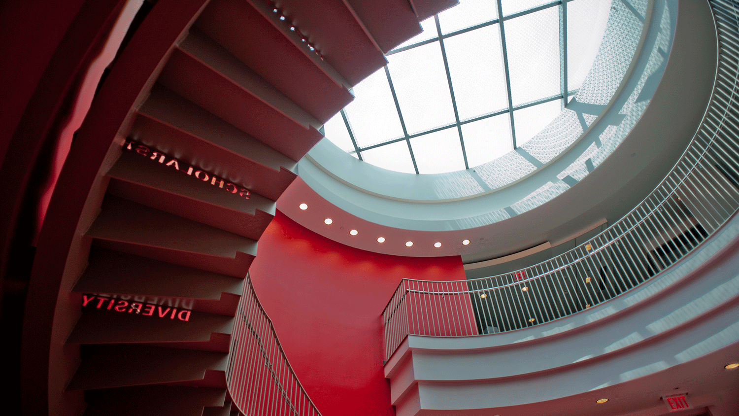 Spiral Staircase at Talley Student Union